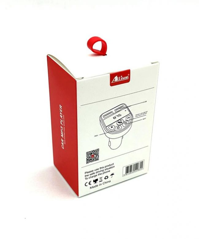 FM модулятор ALS-A85 Bluetooth  зарядка  (2USB/5V/2.4A) Чорний - фото фото фото 1