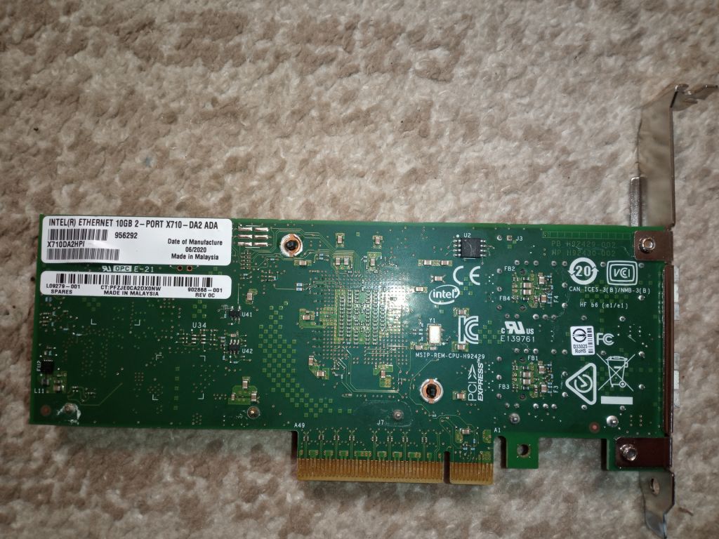 Intel Ethernet Converged Network Adapter X710-DA2 is a 2-port 10GbE SFP - фото фото фото 2