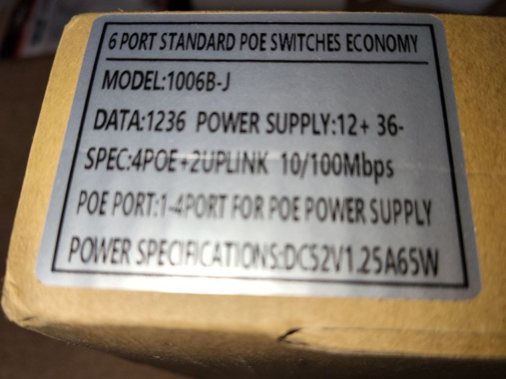 PoE Switch 52V KuWfi 1010B-J 8 Port 10/100Mbps Комутатор - фото фото фото 6