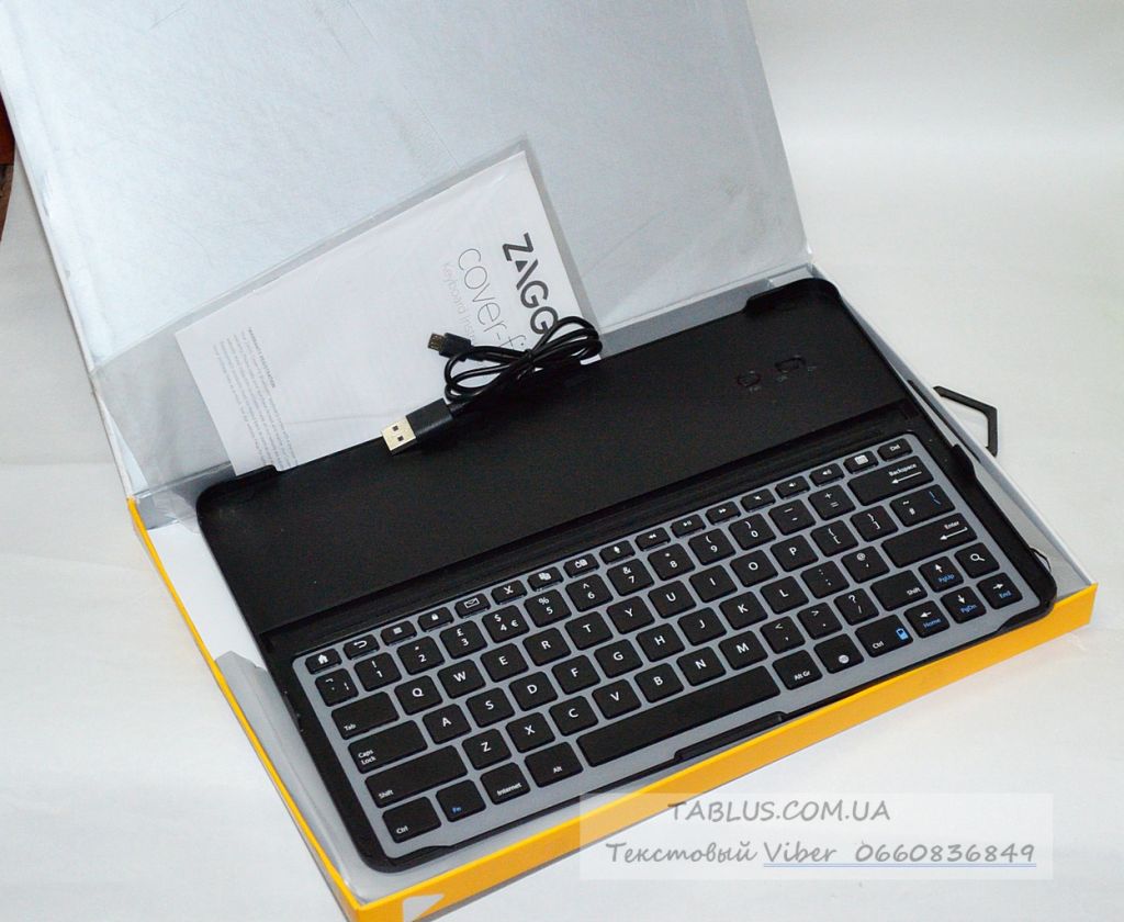 ZAGG Cover Fit - Bluetooth клавиатура - бампер для Samsung Galaxy Tab PRO - фото фото фото 4