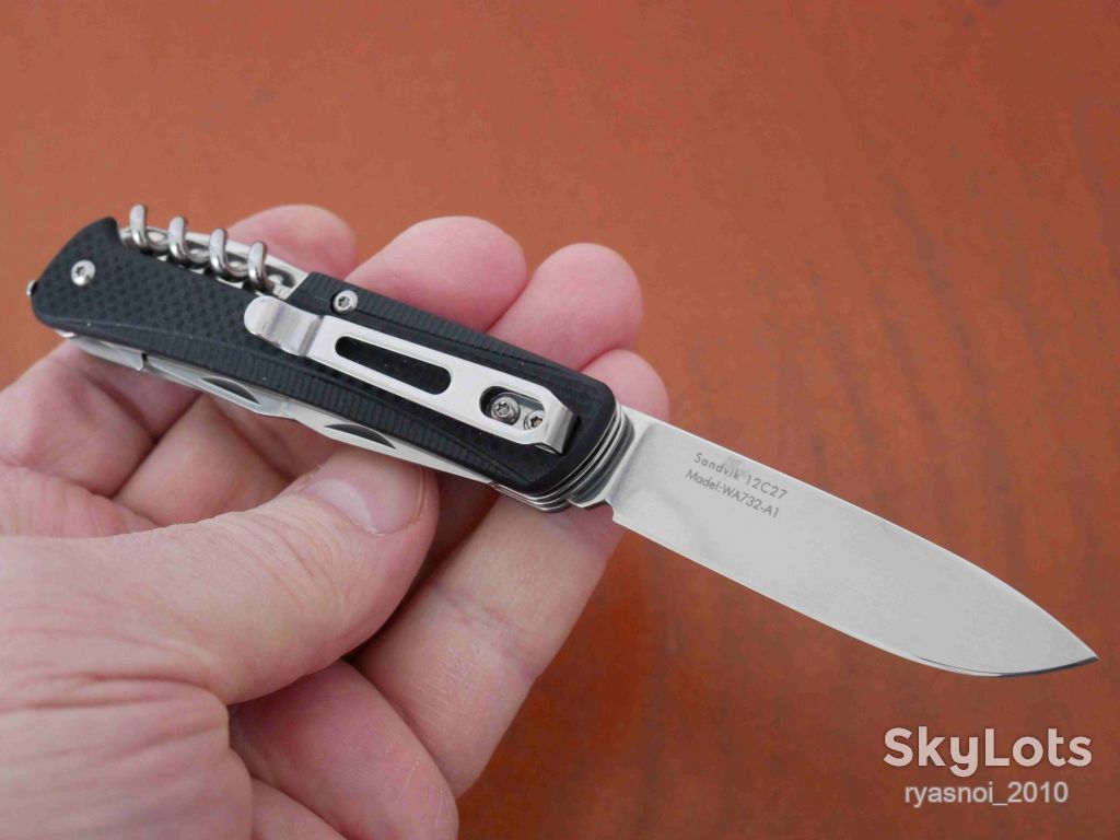 Sanrenmu WA732-A1, Sandvik 12C27, G10, Мультитул, Мультифункціональний ніж, EDC - фото фото фото 4