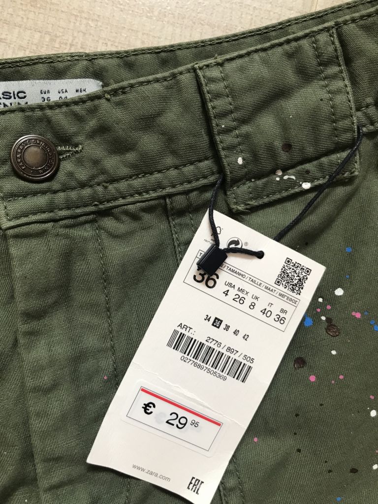 Модные джинсы zara basic z1975 denim. 36, 38 евро - фото фото фото 7