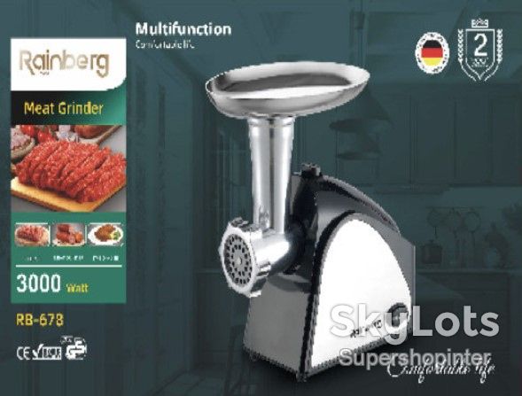Мясорубка Rainberg RB-678 3000W + Насадка Для Колбас - фото фото фото 2