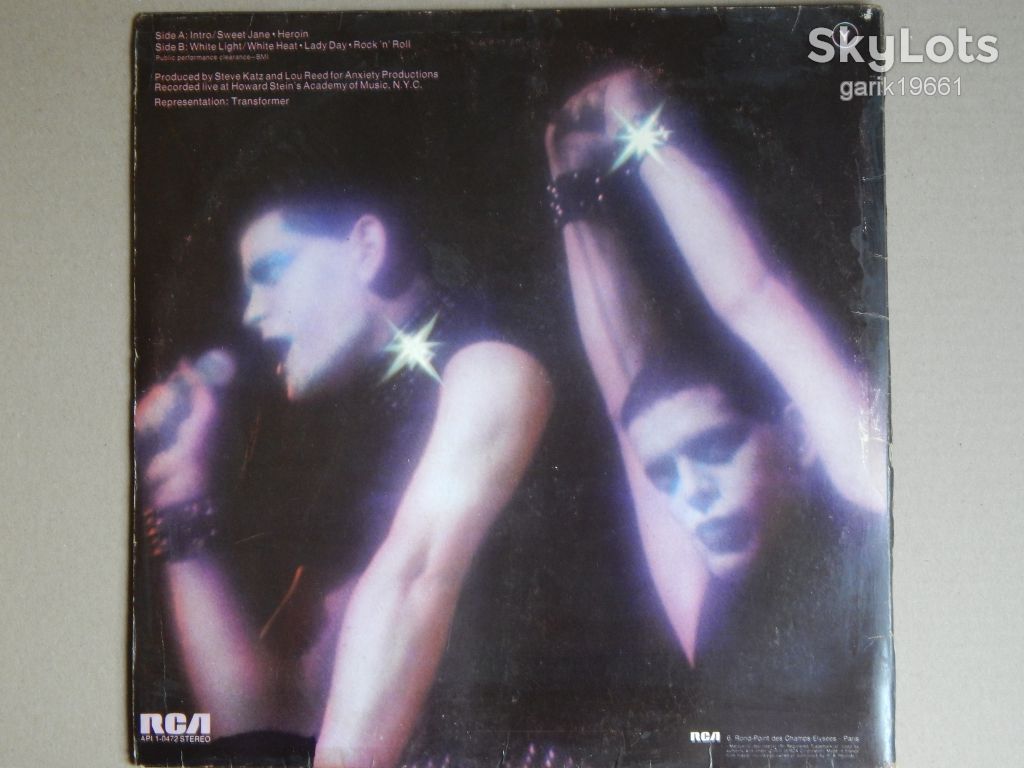 Lou Reed ‎– Rock N Roll Animal   (RCA Victor ‎– APL1 0472, France) EX/EX+ - фото фото фото 1