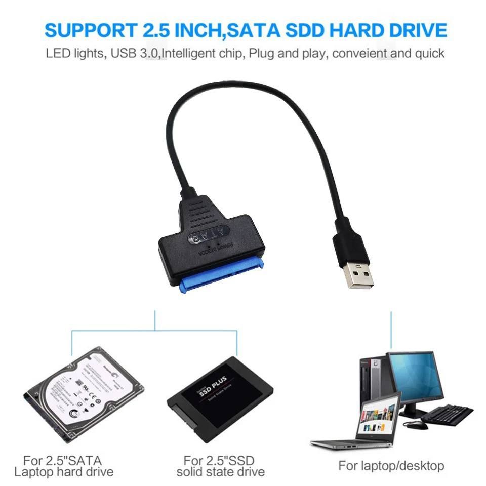 Перехідник USB to 2,5" HDD SSD - фото фото фото 1