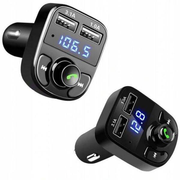 Трансмиттер CAR X8 FM модулятор MP3 Bluetooth - фото фото фото 4