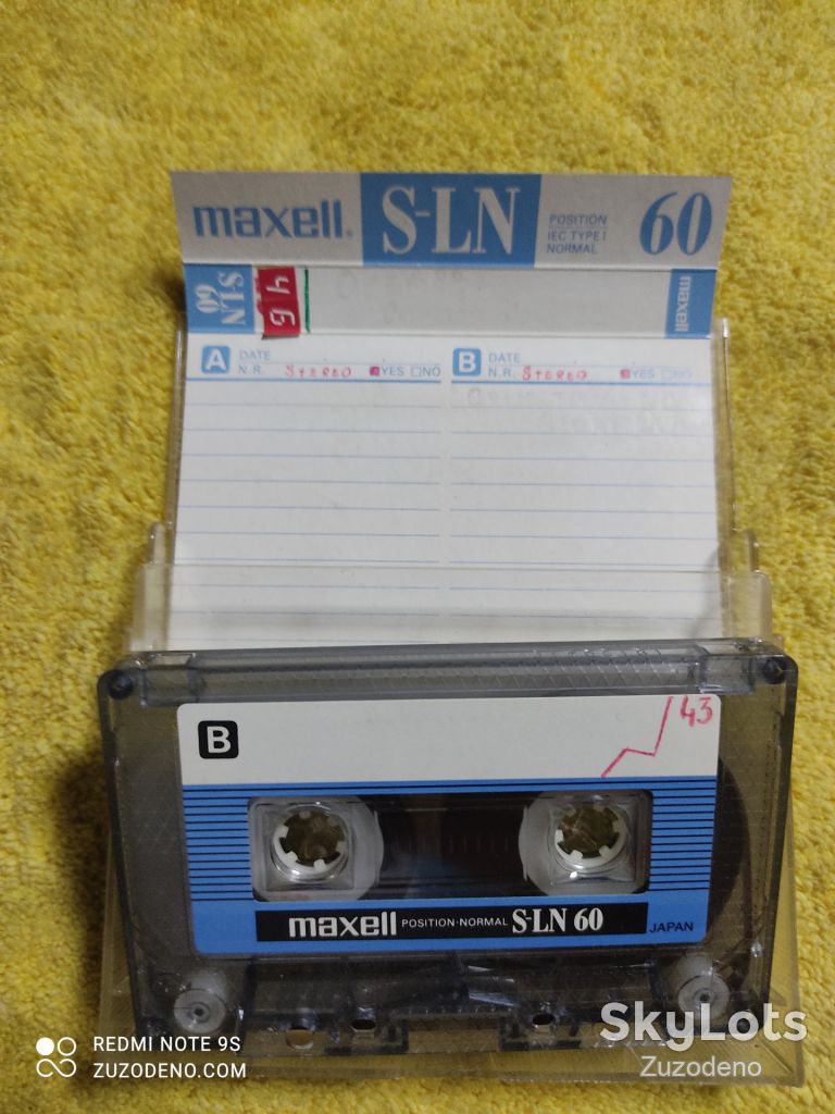 Б/У Аудио кассетa MAXELL S-LN 60 - фото фото фото 3