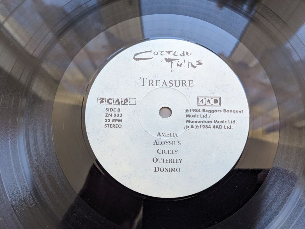 Платівка Cocteau Twins – Treasure /Zona Records –  Lithuania/ #2 - фото фото фото 6