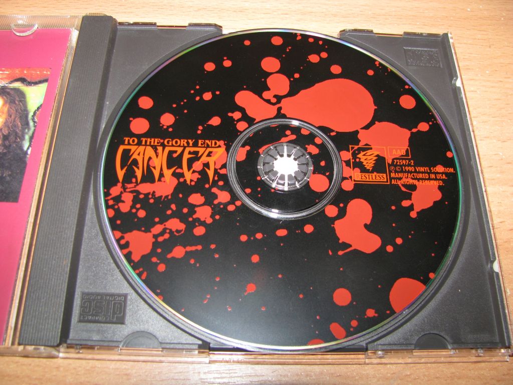 CANCER - To The Gory End  (1990 Restless USA) - фото фото фото 2