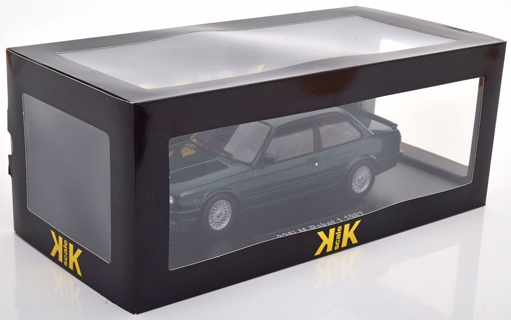 KK-Scale 1:18 BMW 325i M-Paket 1, E30  (1987) darkgreen metallic - фото фото фото 5