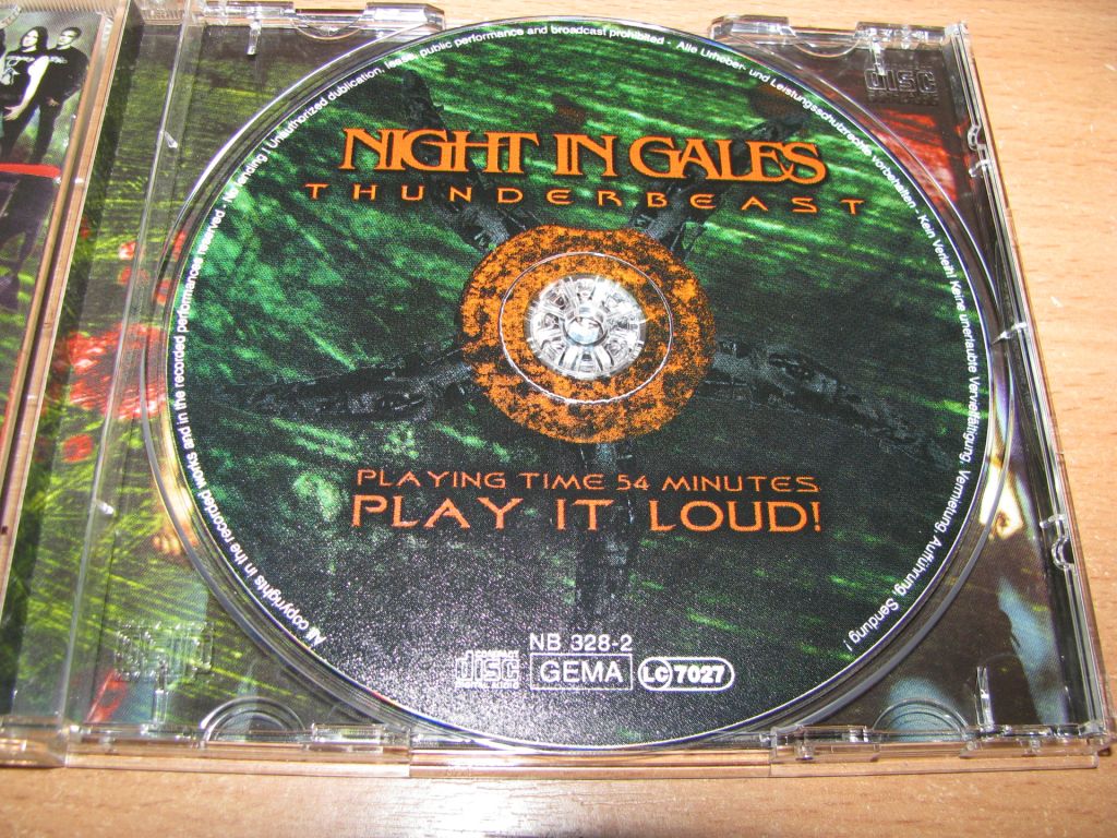 NIGHT IN GALES - Thunderbeast  (1998 Nuclear Blast 1st press) - фото фото фото 2