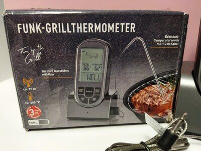 Бездротовий термометр для гриля funk grilltermometr Німеччина - фото фото фото 4