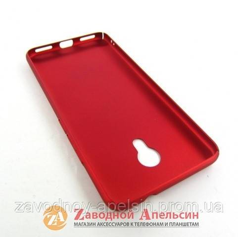 Meizu M5s пластиковый чехол Soft Touch red - фото фото фото 1