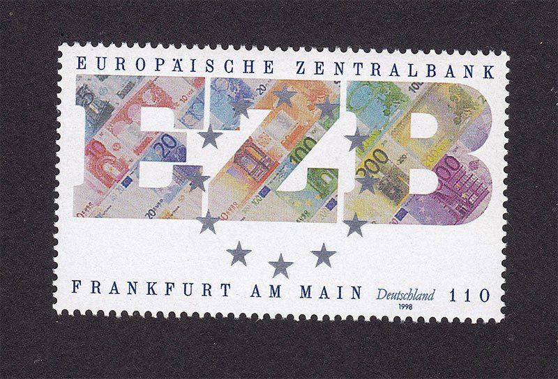 Германия  ФРГ  1998 г  MNH - деньги на марках - фото фото фото 0