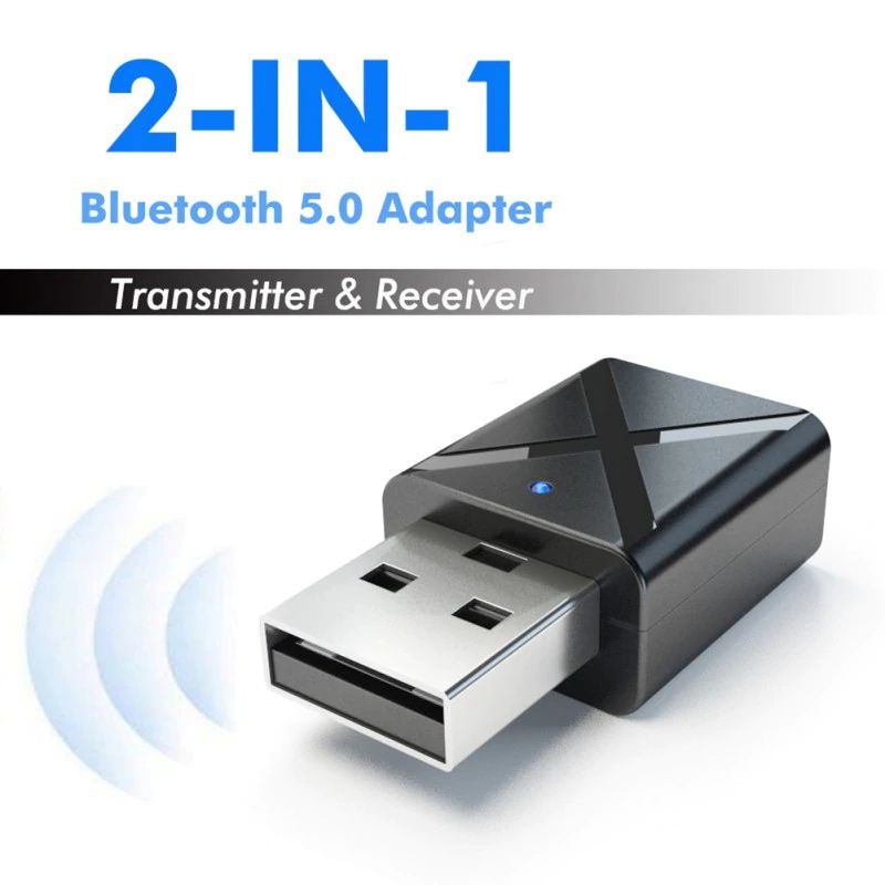 Адаптер Bluetooth 5 аудио приемник передатчик 2в1 ресивер, трансмиттер KN320 - фото фото фото 0