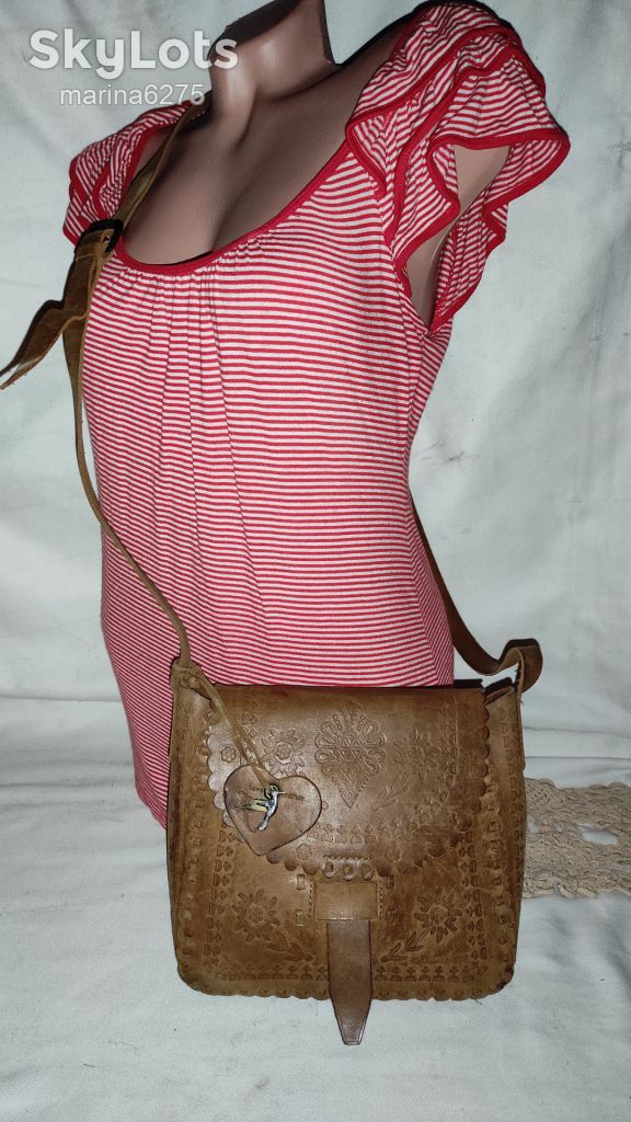 Accessorize~Сумка CROSSBODY 100% Buff leather - фото фото фото 5