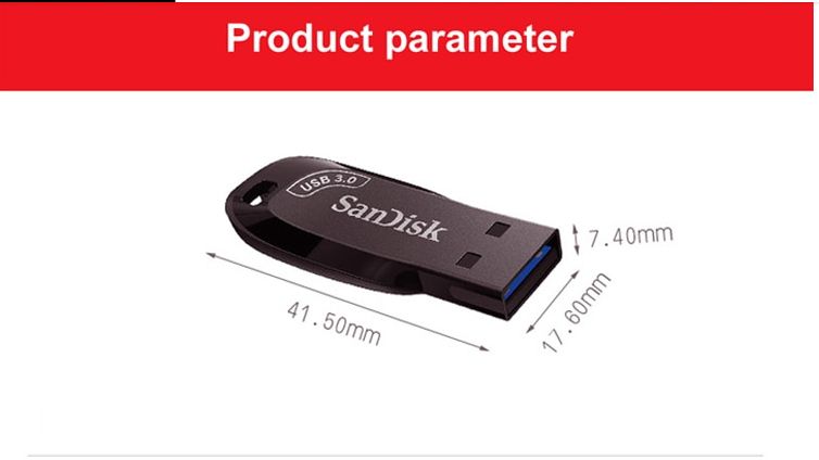 Original SanDisk Ultra Shift флеш-накопитель USB 3.0, 32GB. - фото фото фото 8