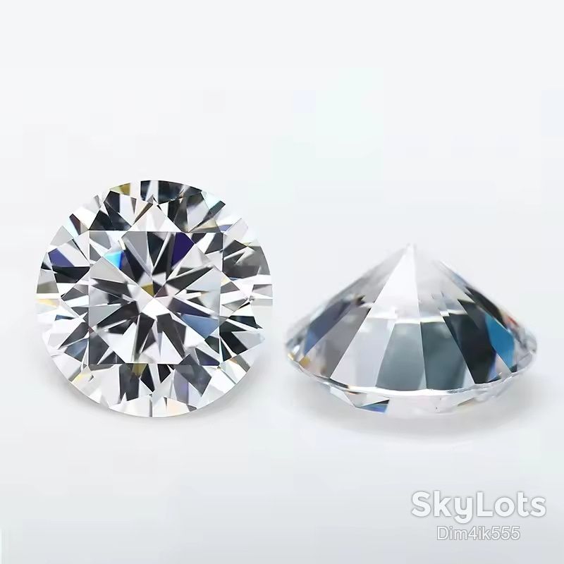 Муассанит     (бриллиант) круглой огранки 3мм 0.1ct - фото фото фото 13