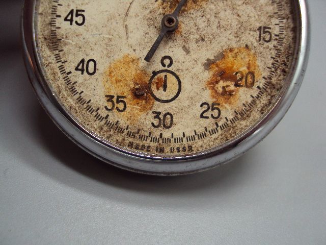 Секундомер карманные часы ссср механизм 4282 не на ходу высота 5,8 см №15869 - фото фото фото 3