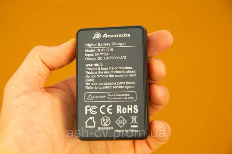 Зарядний пристрій, для, акумулятора, Panasonic, DL-BLG10, DMW-BLE9, BLE9 - фото фото фото 3