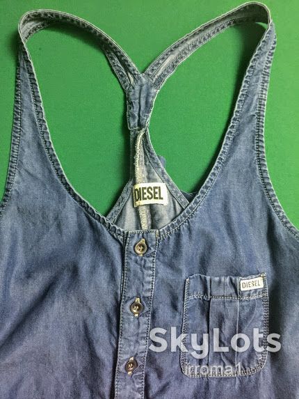 Лёгкое Тонкое Джинсовое Мини-Платье-Сарафан-Туника Diesel - фото фото фото 4