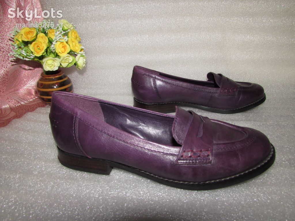 ТУФЛИ ЛОФЕРЫ полностью кожа ~CLARKS ~  р 37 - фото фото фото 4