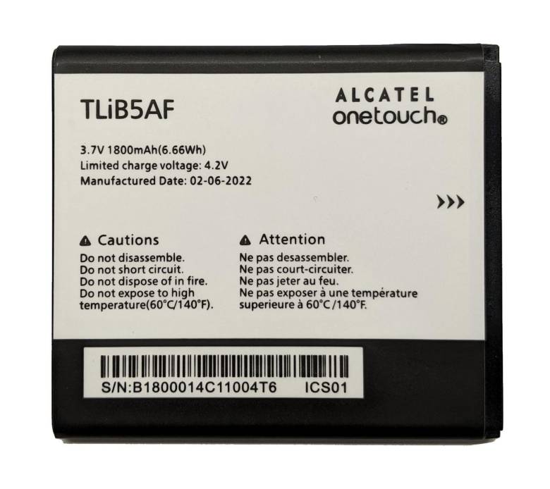 Аккумулятор TLiB5AF для Alcatel Link Zone MW40V 4G LTE WIFI - фото фото фото 0
