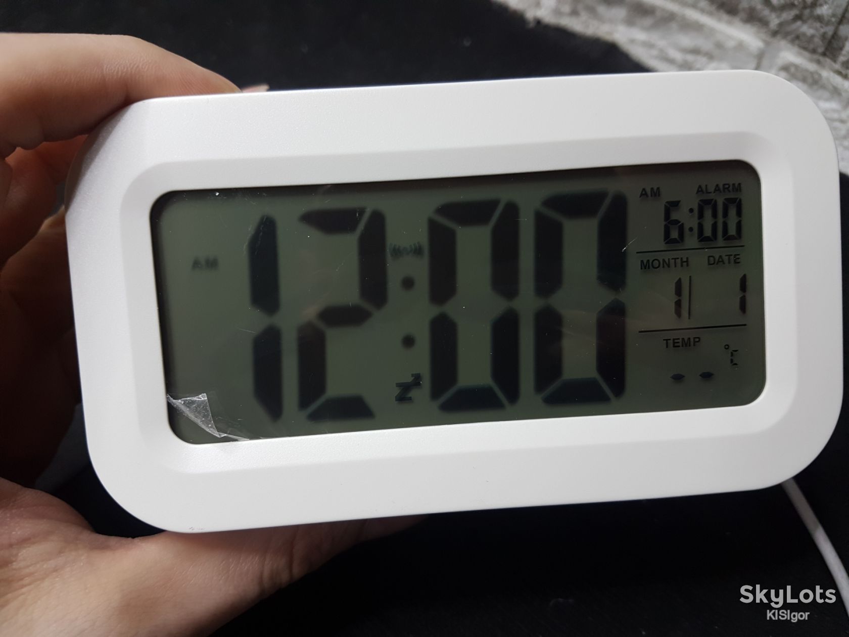 Цифровий настільний годинник-будильник Time Alarm Clock *81053 - фото фото фото 9