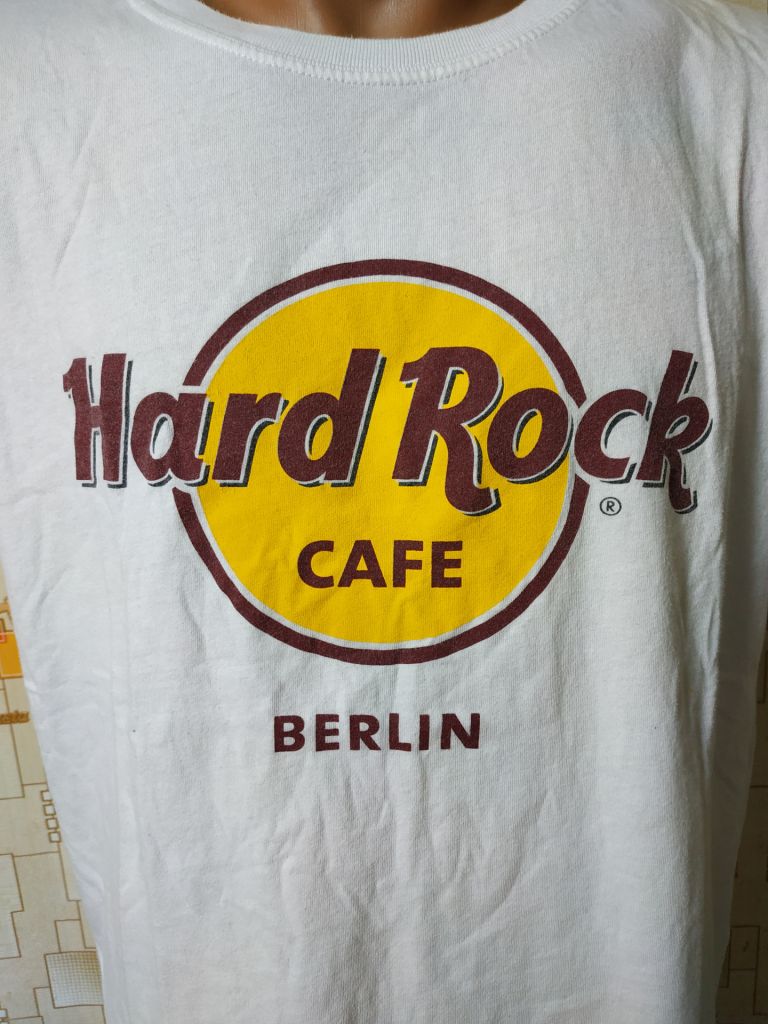 Футболка чоловіча біла HARD ROCK BERLIN p-p М - фото фото фото 2