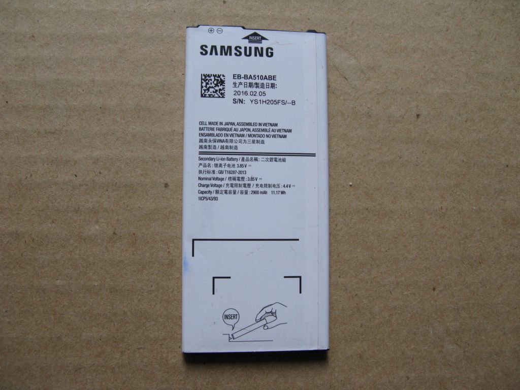Аккумулятор Samsung EB-BA510ABE для Samsung Galaxy A5 2016 - фото фото фото 0