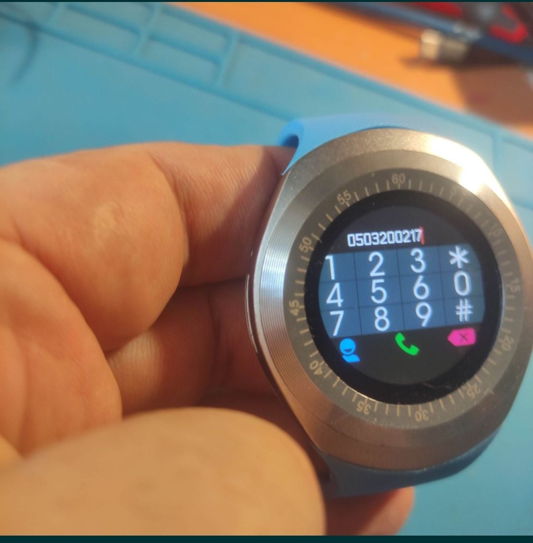 Умные часы-телефон Smart Watch Y1 с поддержкой СИМ карт и карт памяти - фото фото фото 2