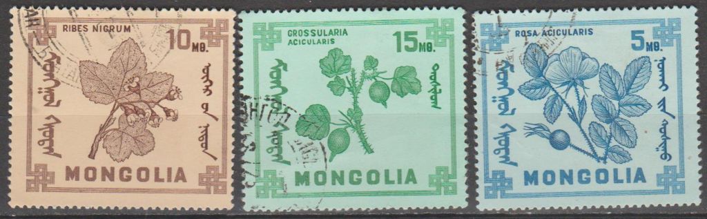 Монголия 1968 флора цветы - фото фото фото 0