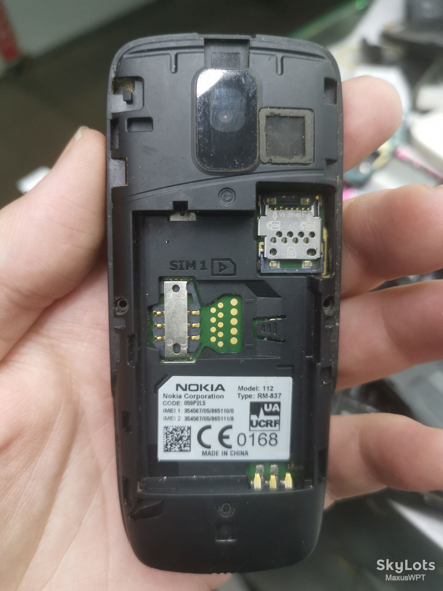 #718 Sklad Nokia 112  black gray - фото фото фото 1