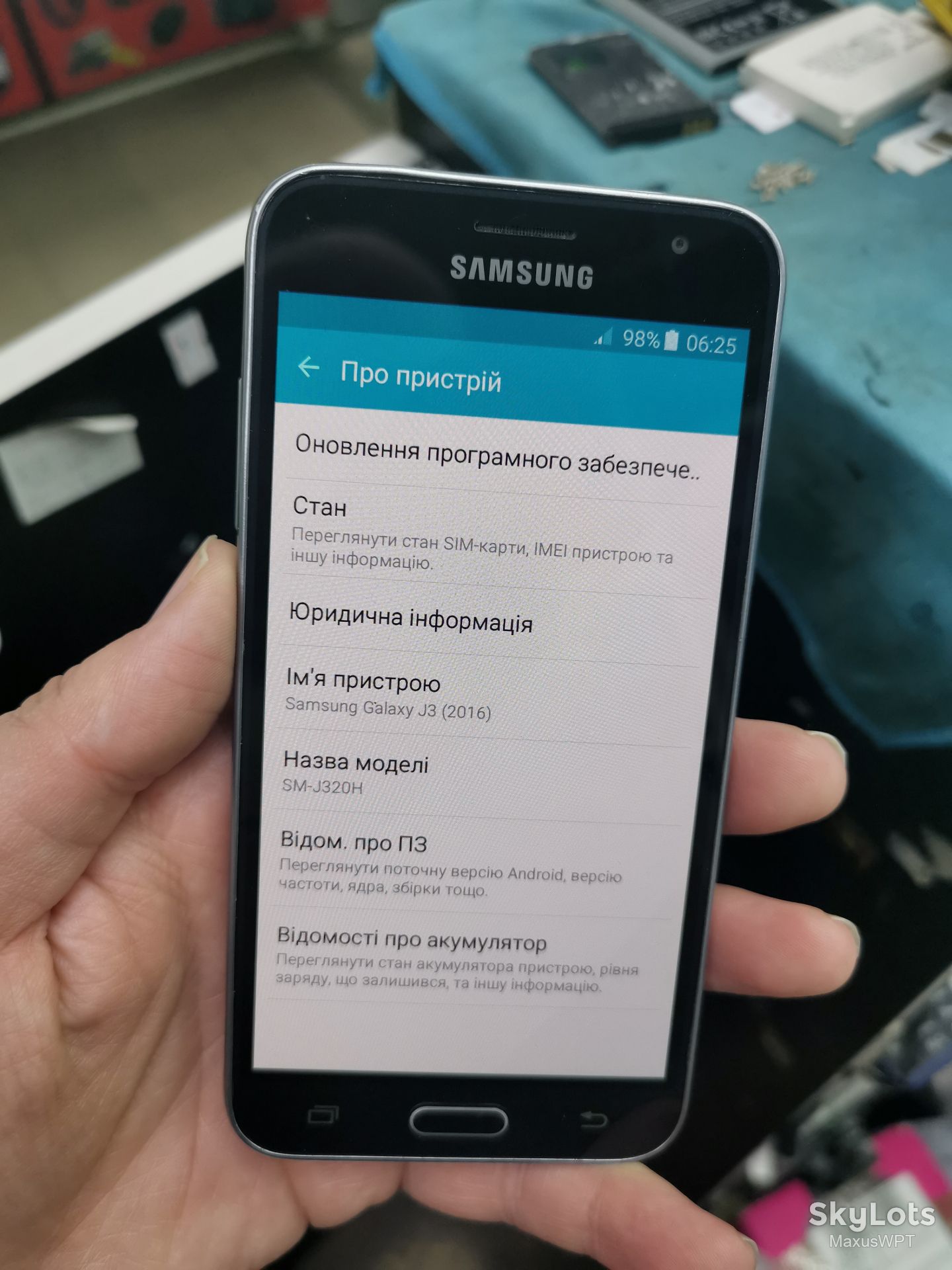 #Shop Samsung Galaxy J3 J320 blue dark - фото фото фото 2