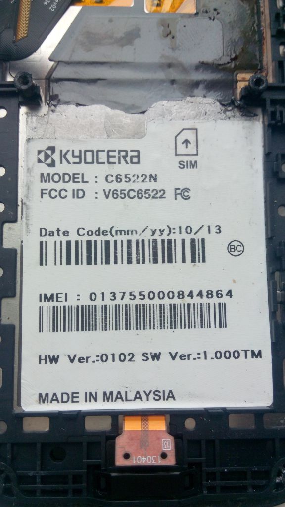Дисплейный модуль в рамке Kyocera C6522N - фото фото фото 2