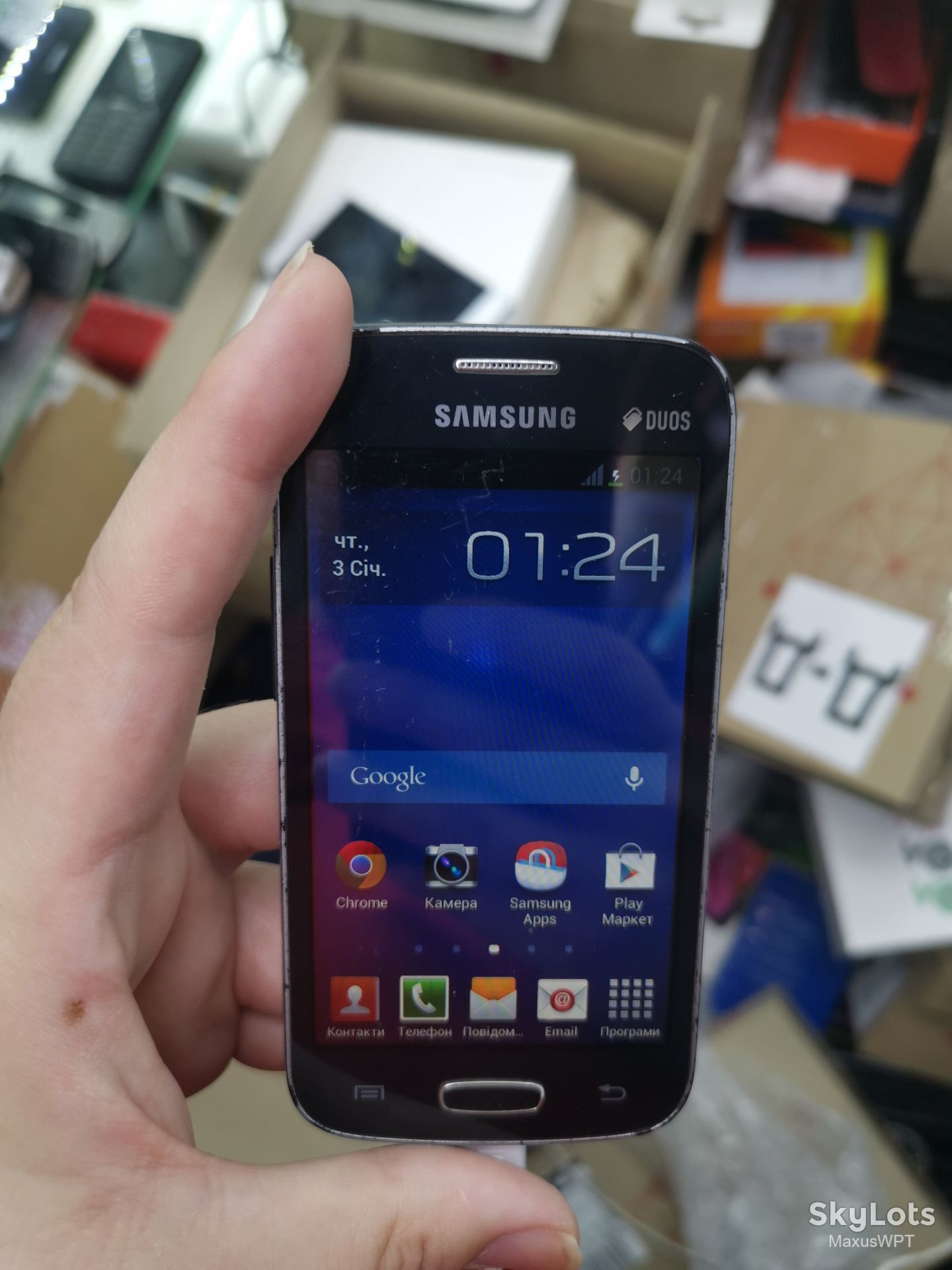 #1055 Sklad Samsung S7262 blue 2 - фото фото фото 0