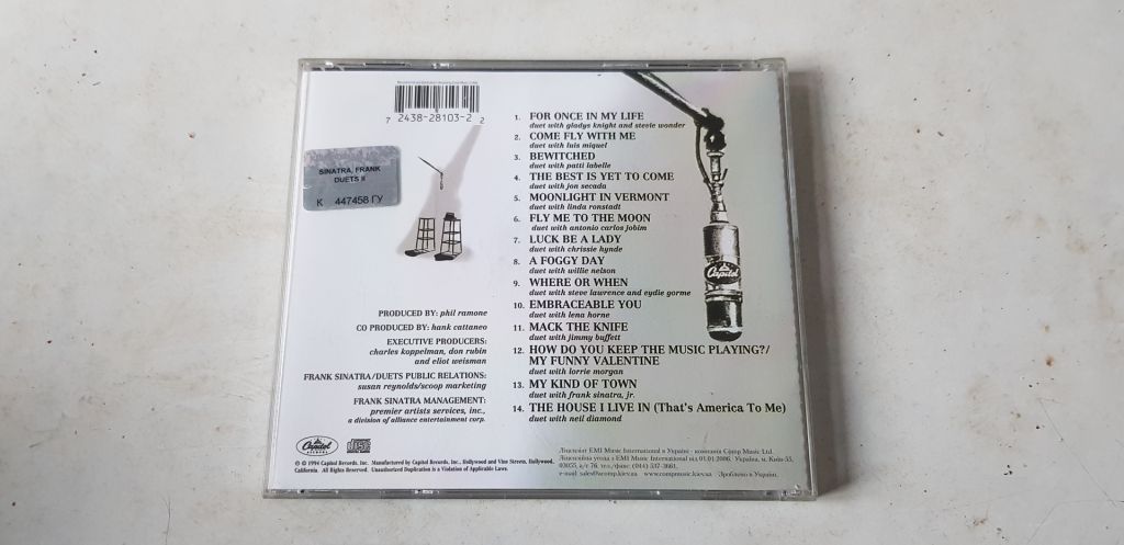 Frank Sinatra Duets II CD ліцензія - фото фото фото 1