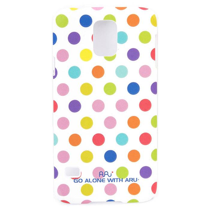 Чехол ARU для Samsung Galaxy S5 Cutie Dots White Rainbow - фото фото фото 0