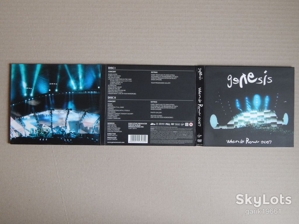Genesis ‎– When In Rome 2007 ( 2 × DVD, Unofficial Release, Digipak) - фото фото фото 2