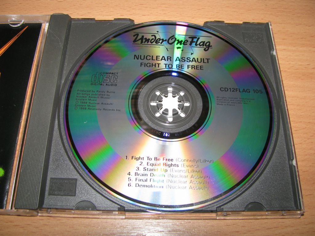 NUCLEAR ASSAULT - Fight To Be Free   (1988 Under One Flag 1st press,UK) - фото фото фото 2