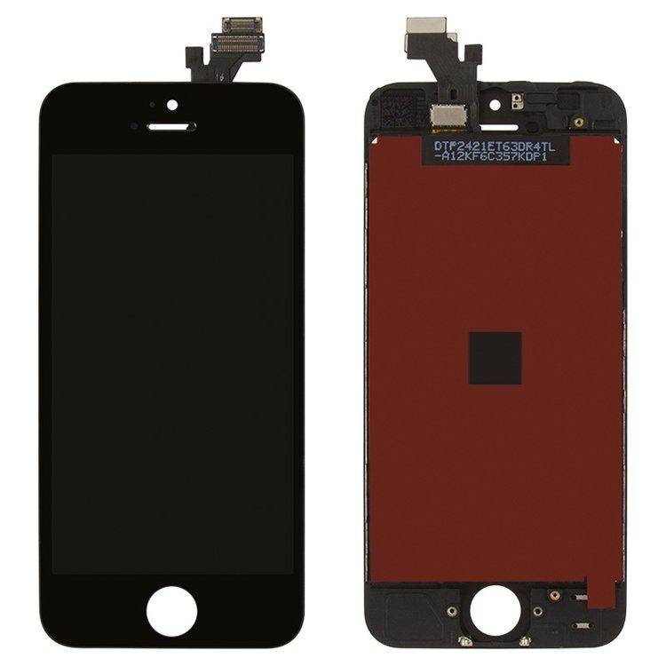 IPhone 5 LCD+touchscreen black чорний - фото фото фото 0