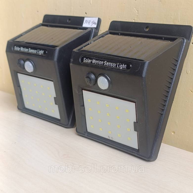 2 шт. Солнечные LED светильники Solar Light с датчиком движения и освещения - фото фото фото 0