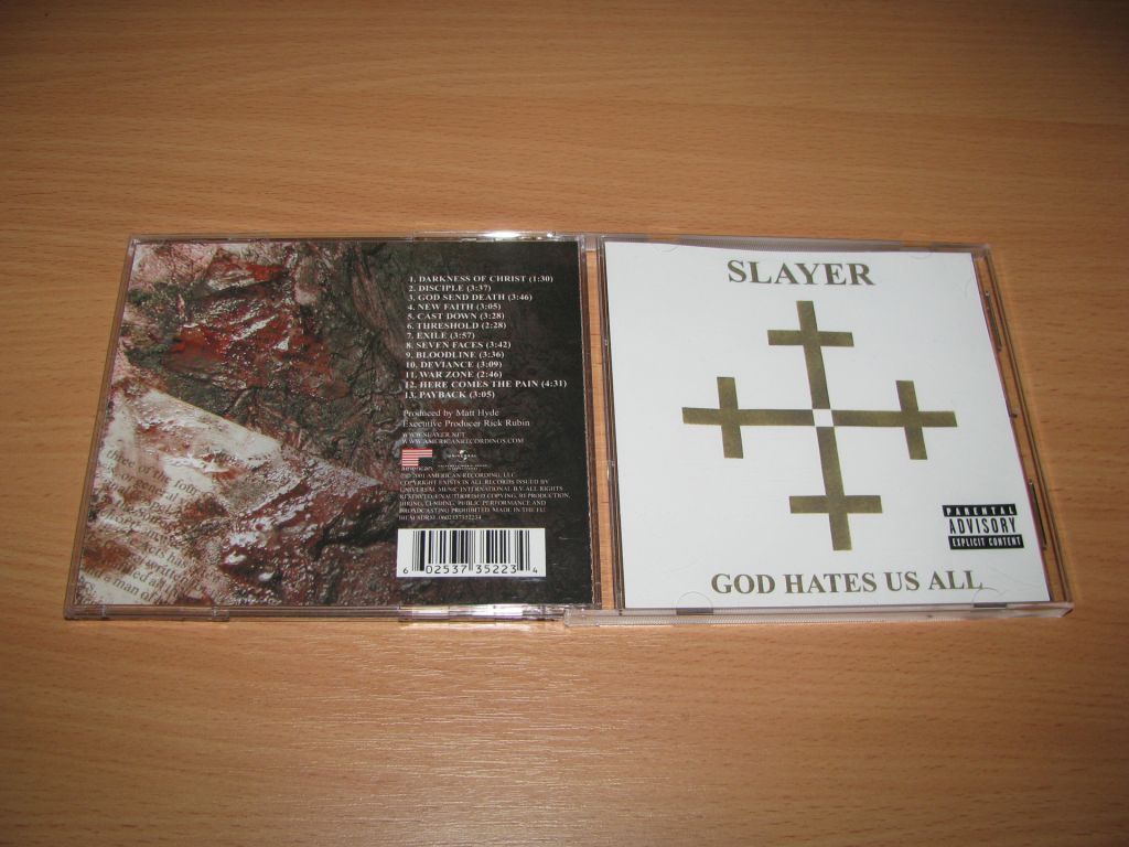 SLAYER - God Hates Us All  (2001 American) - фото фото фото 0