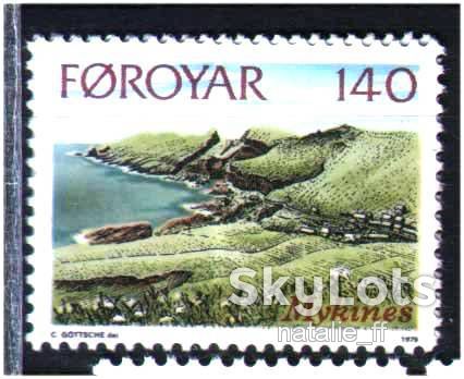 Фарерские о-ва 1979 г  MNH - ландшафт - фото фото фото 0