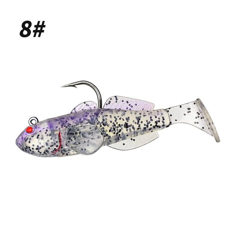 Силіконова приманка віброхвіст оснащений FishCraft GobyFin 60mm 12g #8 - фото фото фото 0