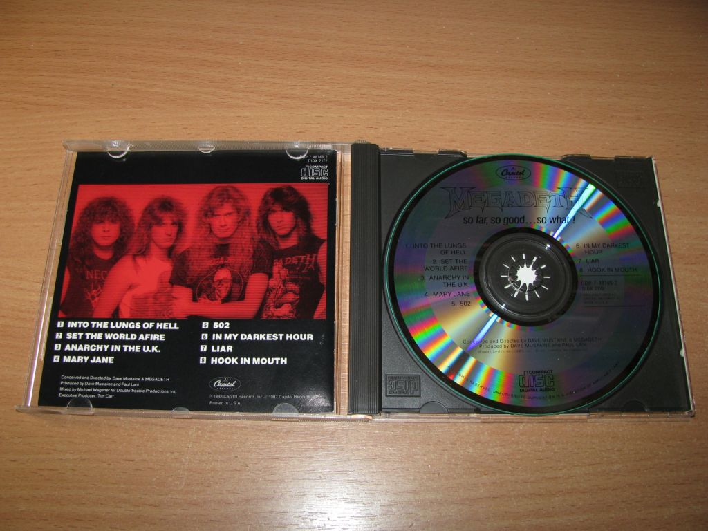 MEGADETH - So Far, So Good, So What  (1988 Capitol 1st press,USA) - фото фото фото 1