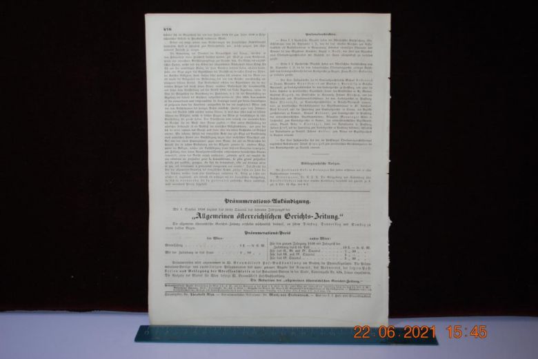 ГАЗЕТА ДОПОЛНИТЕЛЬНАЯ ИНФОРМАЦИЯ 1856 Г. № 118 - фото фото фото 4