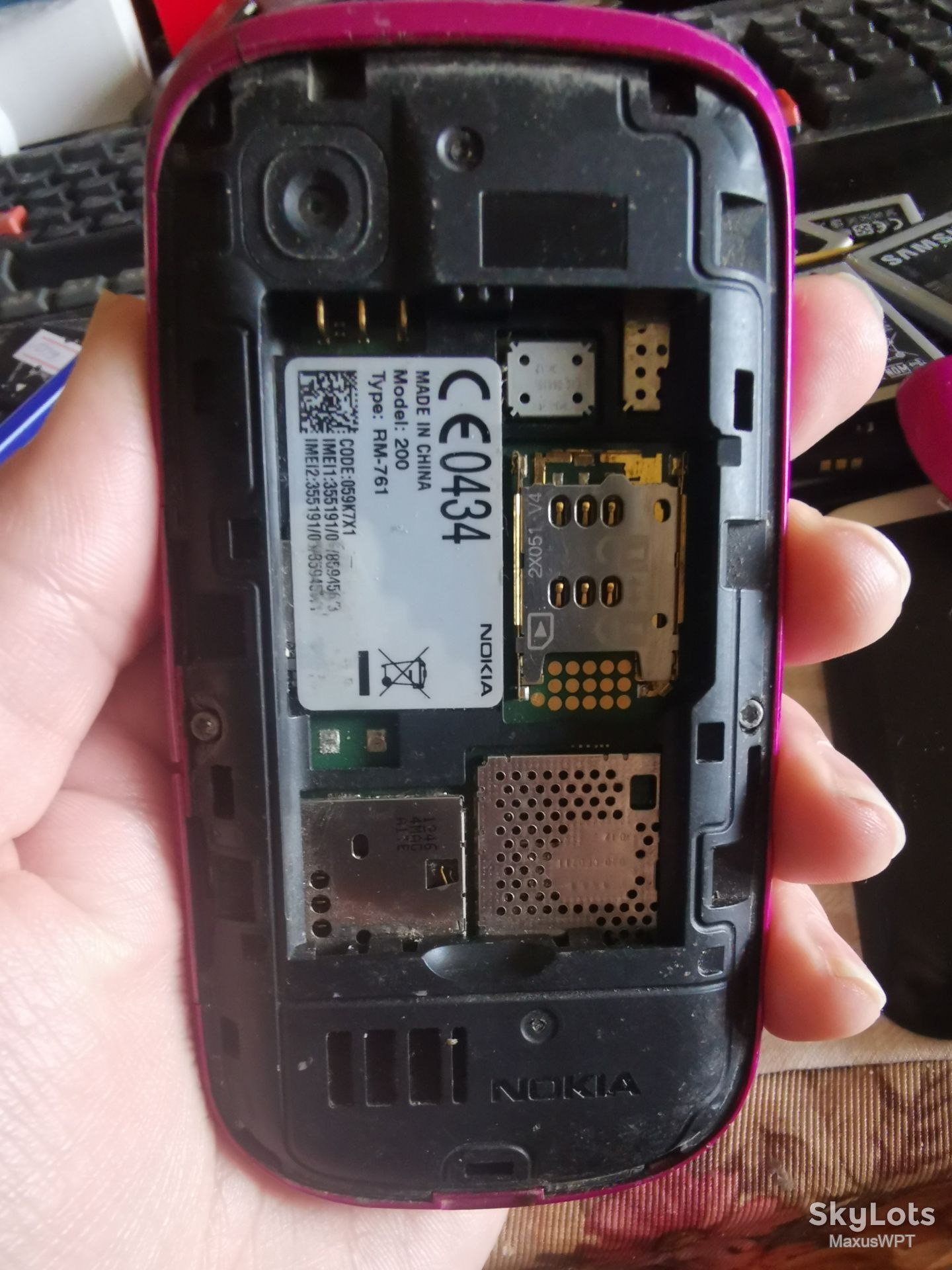#1956 sklad Nokia Asha 200 pink - фото фото фото 1
