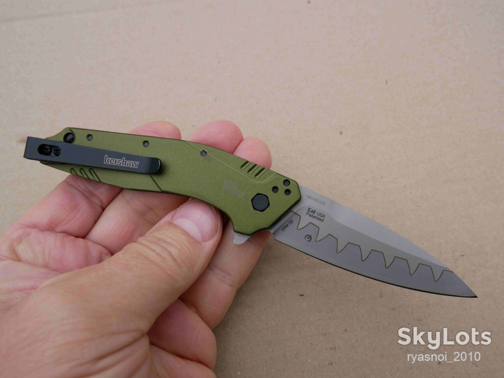 Kersh Dividend 1812OLCB, D2, Aluminum, Replica, Assisted SpeedSafe®, OEM, EDC, Liner Lock - фото фото фото 0