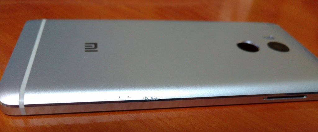 Крышка Xiaomi Redmi 4 Prime/Pro Silver ORIGINAL БУ - фото фото фото 4